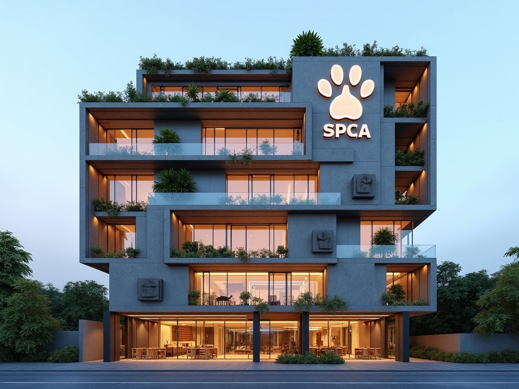 A modern architectural building for SPCA headquarters