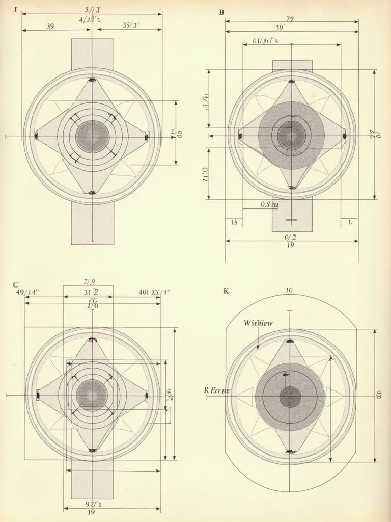 Engineering drawing with three orthographic views in 3rd angle projection. Displays metric dimensions clearly. Highlights circles and angles with specific notations on radii and diameters. Section provided for isometric sketch to visualize features. Contains detailed measurements useful for manufacturing processes.