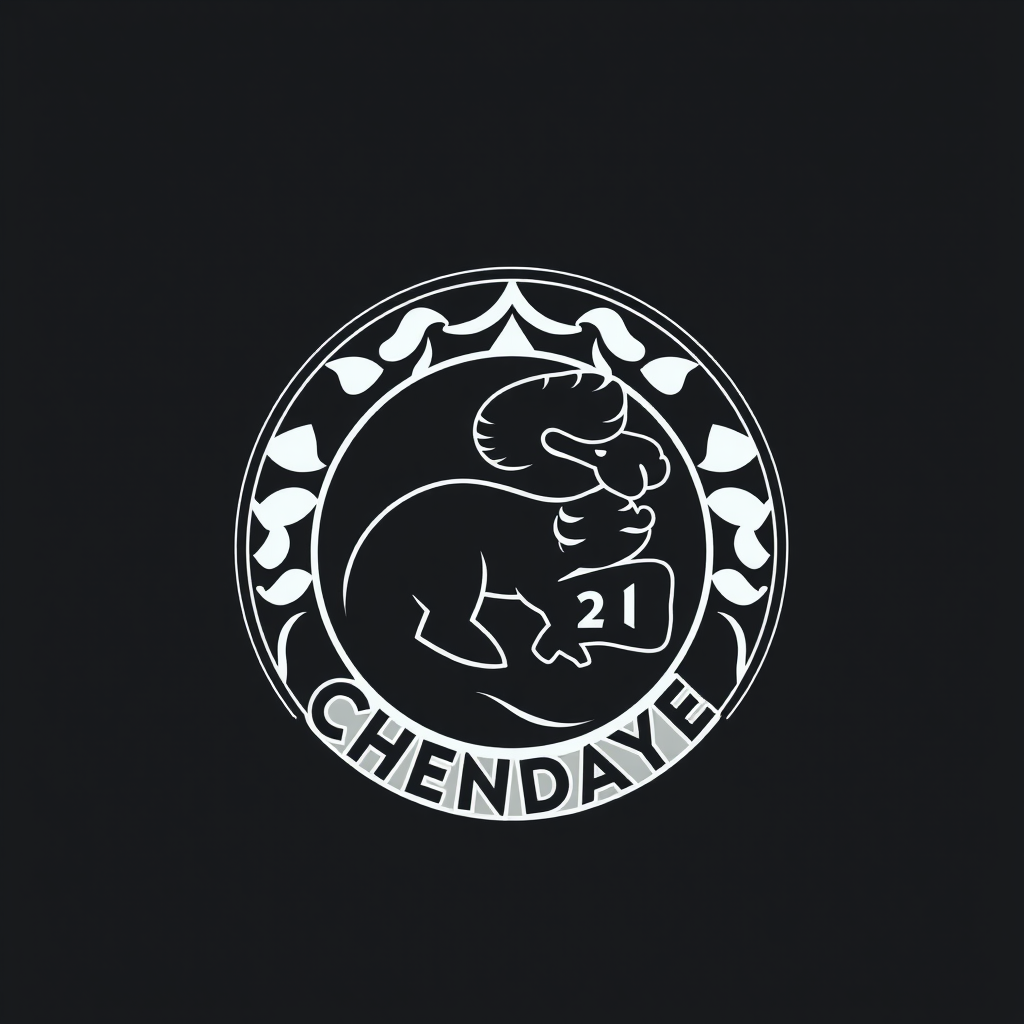 A circular emblem featuring a stylized animal with '21' and the word 'CHENDAYE' below.