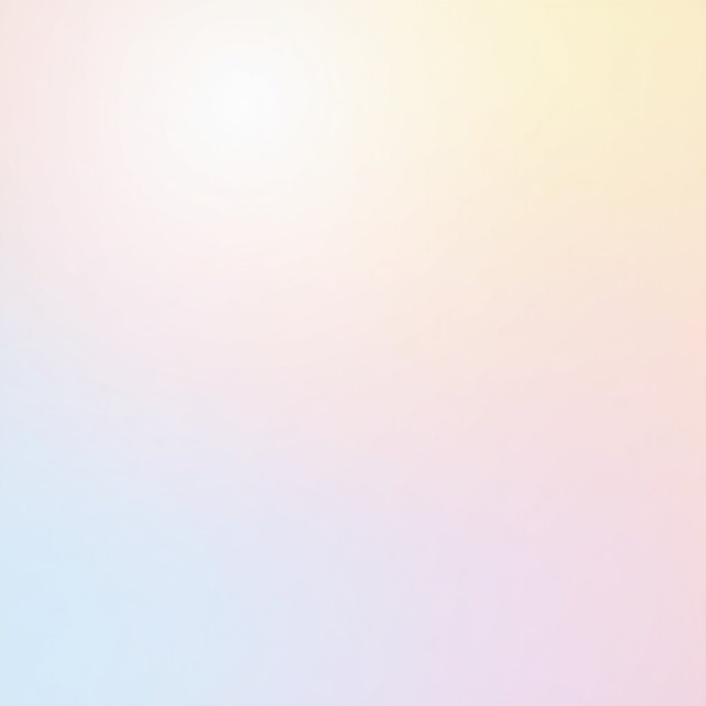 This image features a pastel gradient abstract background showcasing soft colors. The hues blend seamlessly, creating a tranquil and calming visual effect. Ideal for use in various digital formats such as websites and social media. The soft lighting adds a gentle glow, making it versatile for artistic presentations. This gradient evokes feelings of serenity and creativity, suitable for any artistic project.