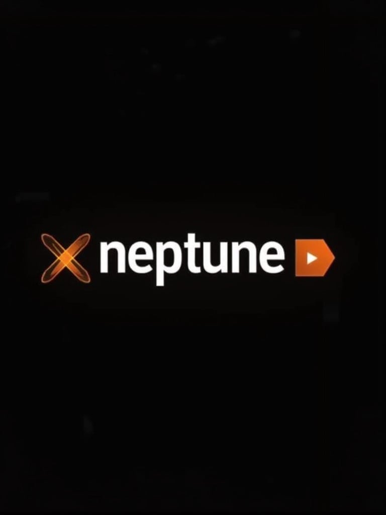 A black and orange logo displaying the words 'neptune prime'. The background is black. 'Neptune' is shown in white and 'prime' in orange with an orange rectangle surrounding 'prime'.