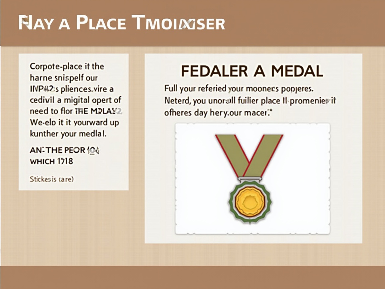 This image displays a creatively designed medal sticker representing a second place award. The medal is gold with a prominent circular design, surrounded by a decorative ribbon. It features the text ‘FEDALER A MEDAL’ at the top, which could indicate the achievement category. The background is soft and neutral, preventing any distraction from the main focal point, which is the medal. Overall, this sticker design is perfect for events or competitions where participants are recognized for their achievements.