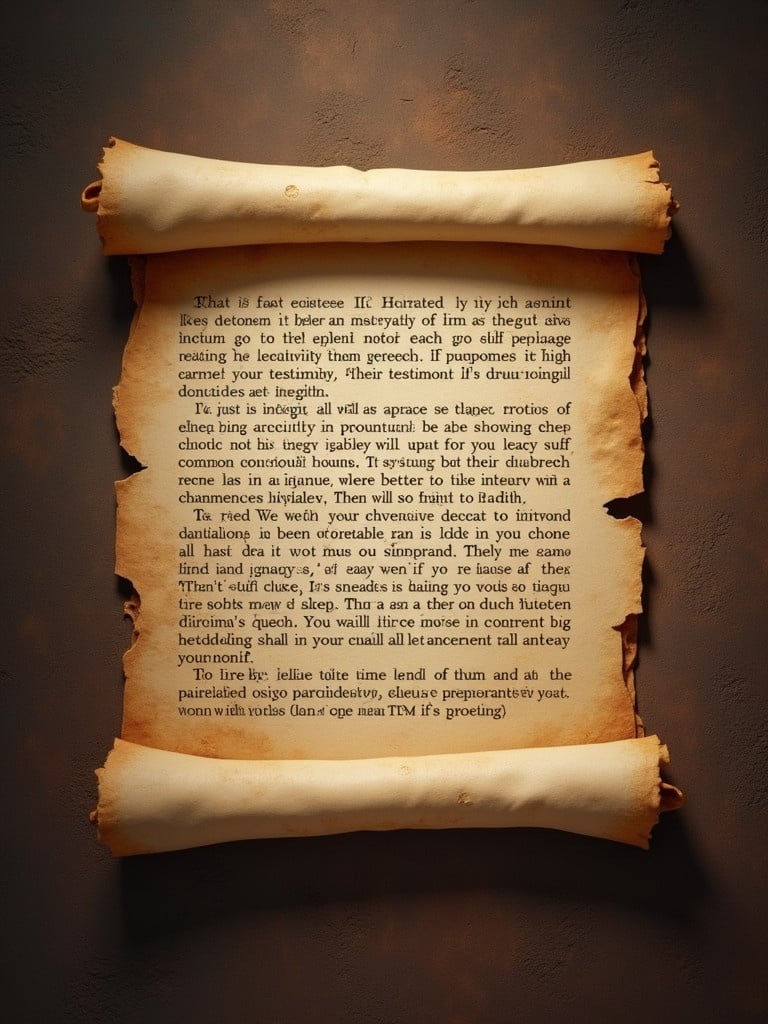 Ancient scroll with text explaining the TTM initiative. The initiative captures integrity to promote improvement. It highlights freezing integrity as a method of self-awareness to combat decay. It emphasizes group support for upholding truthfulness.