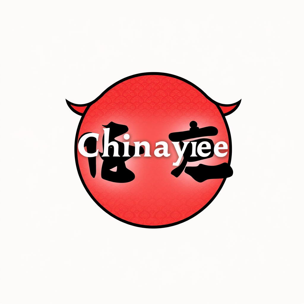 A circular logo with a red background, featuring the text "Chinaylee" and stylized horns at the top.