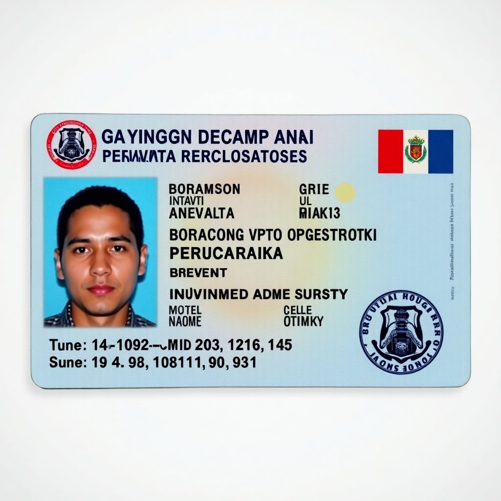 This image features the front side of a Peruvian driver license. The license displays a clear photo of the individual, providing a frontal view. It includes various colors typical for government IDs, such as blue and red. Important information such as the individual's name and identification numbers is also present. The overall design reflects standard identification formats used in Peru, emphasizing authenticity and official use.