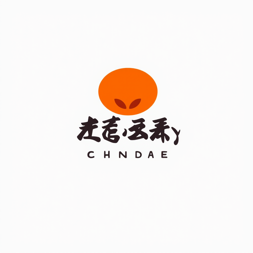 A minimalistic logo features an orange circle with two leaf-like shapes inside, accompanied by stylized black text and the word 'CHNDAE' underneath.