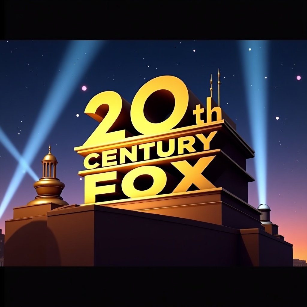 The 20th Century Fox logo is presented with the text 'Not my hex' in place of '20th Century Fox'. The design retains its iconic structure and style.