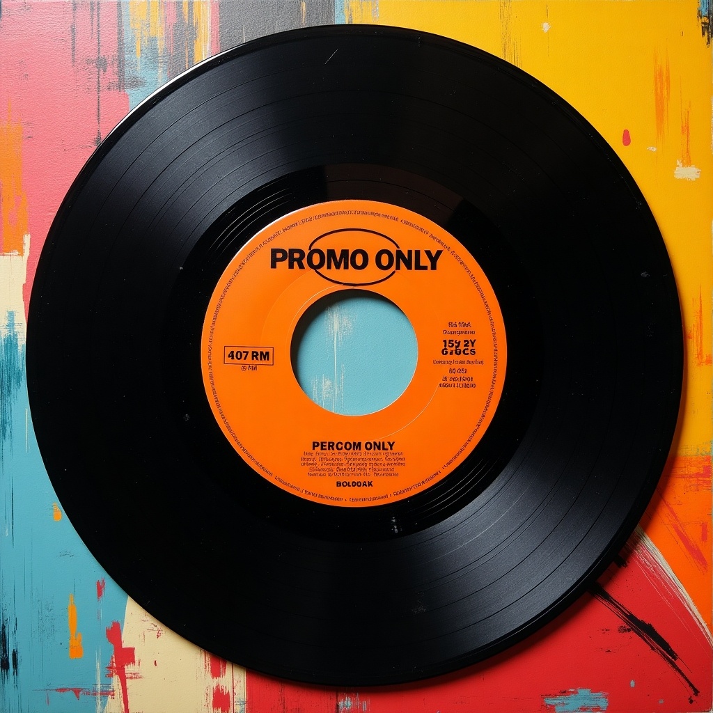 10 inch Vinyl record that is 45 RPM with PROMO ONLY label