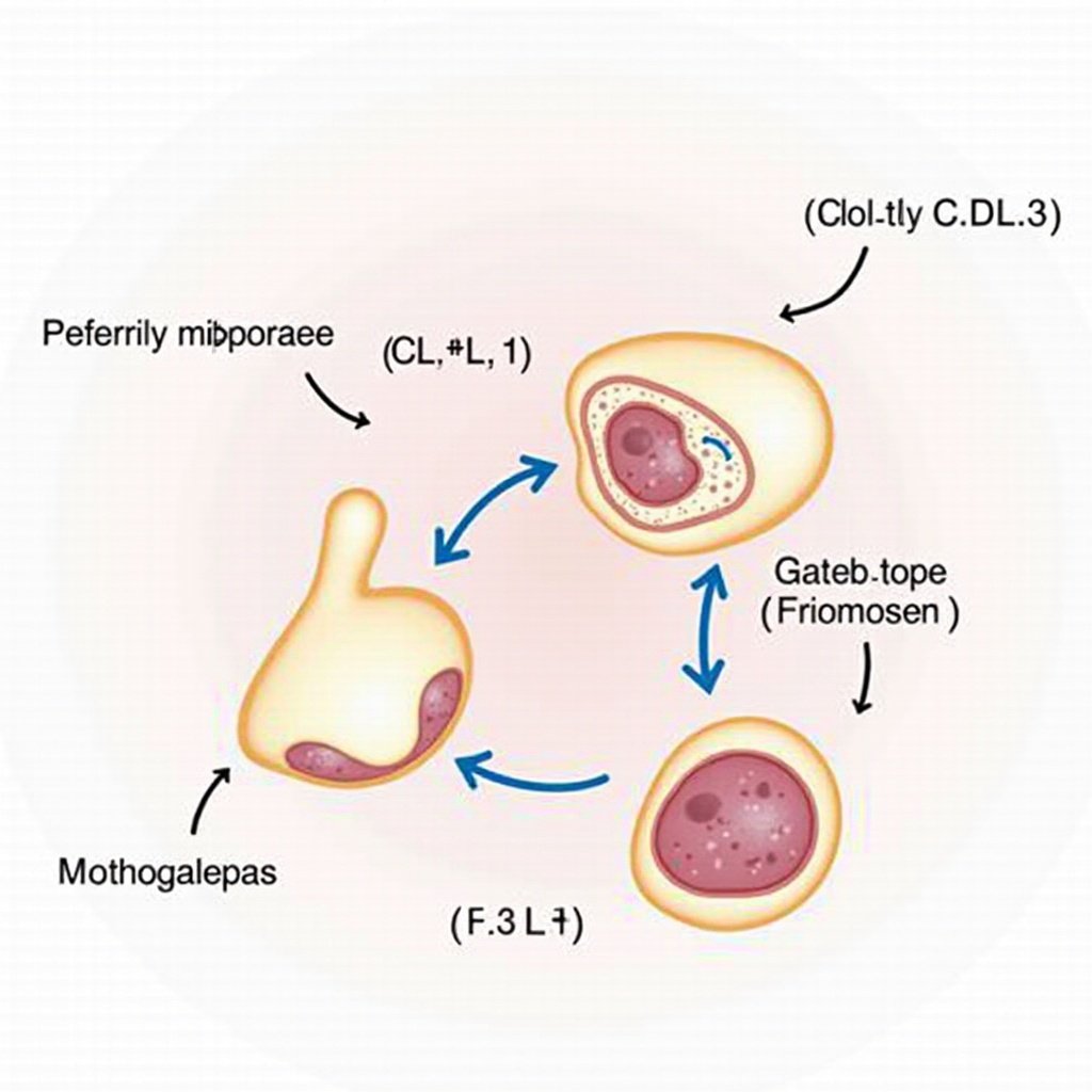 Illustration depicting leukocyte-endothelial interactions. It shows leukocyte rolling, stable arrest, and transmigration into tissues. The diagram includes representations of selectin and integrin interactions. The context involves immune response and inflammation mechanisms.