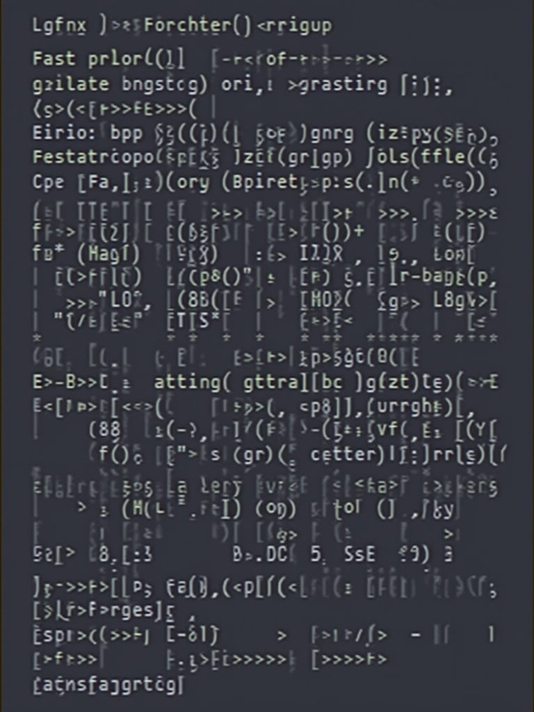 Code snippet showing training setup for flux lora. Contains various programming elements and symbols. Primarily written in dark text on light background. Appears as a block of code with advanced syntax. Possible use in tech-related education.