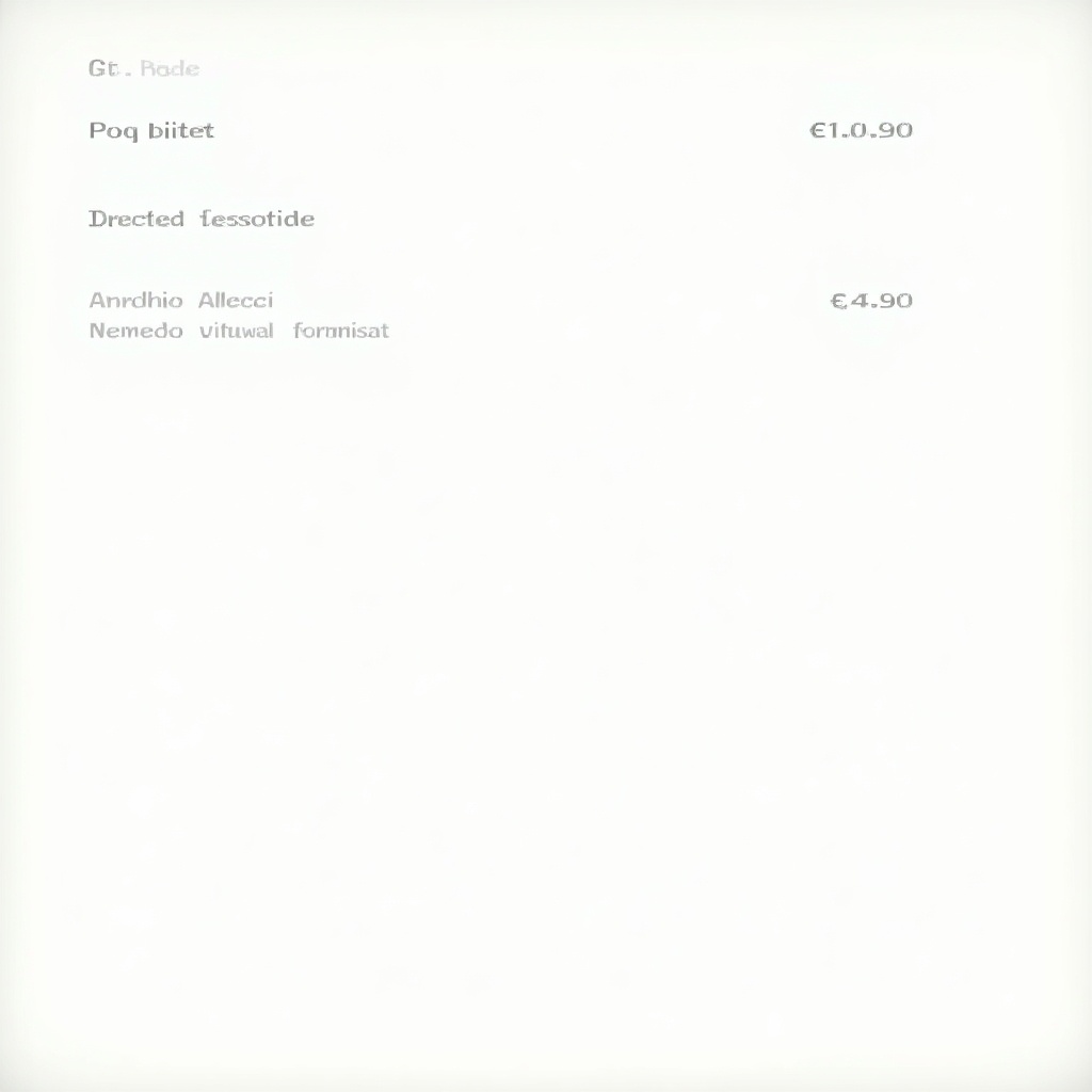 Illustration of a proof of payment document from PayPal. Features completed transaction of €4.90. Payment directed to account @metodovirtual. Receipt design typical of PayPal documents. Layout emphasizes clarity with bold text and simplified background.