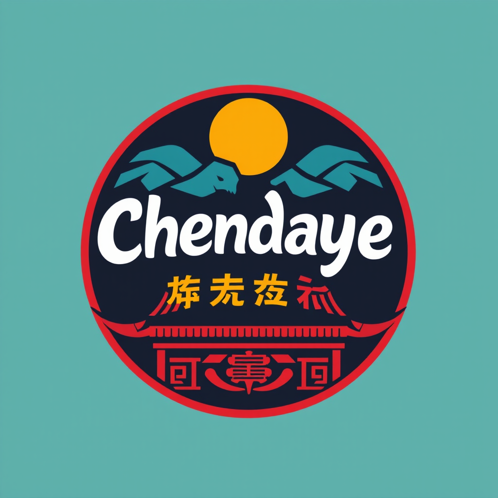 A circular logo with 'Chendaye' and a stylized mountain and sun design.