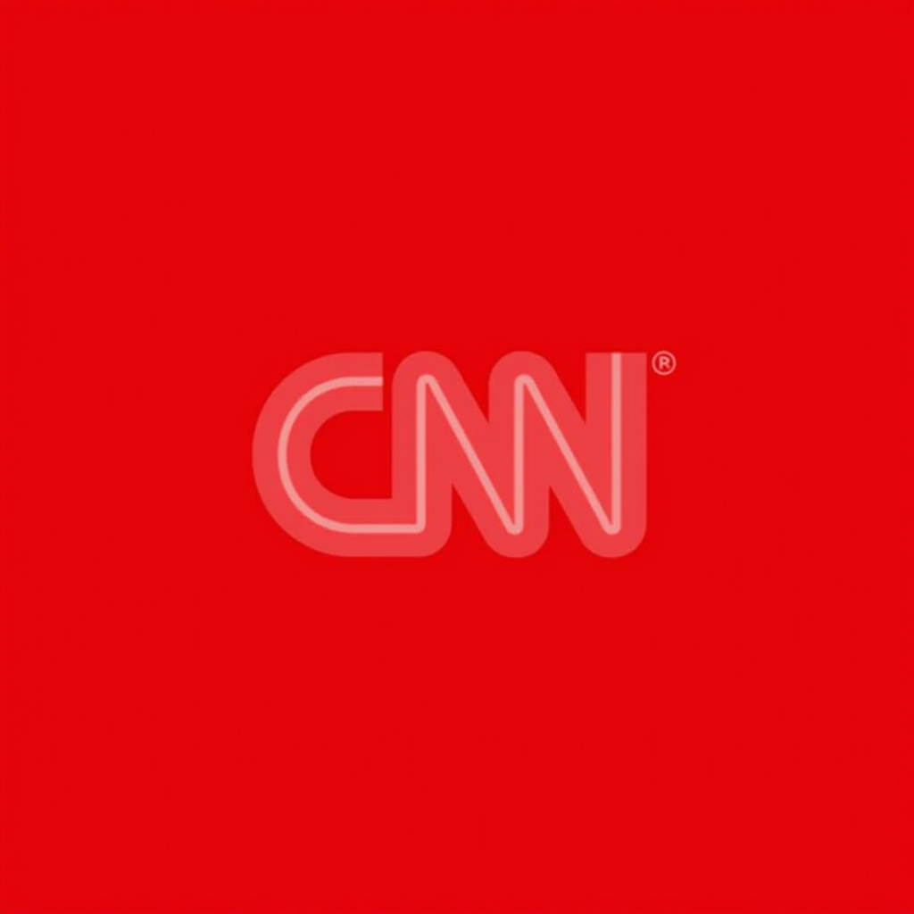 A large, bold "CNN" logo in white against a solid red background.