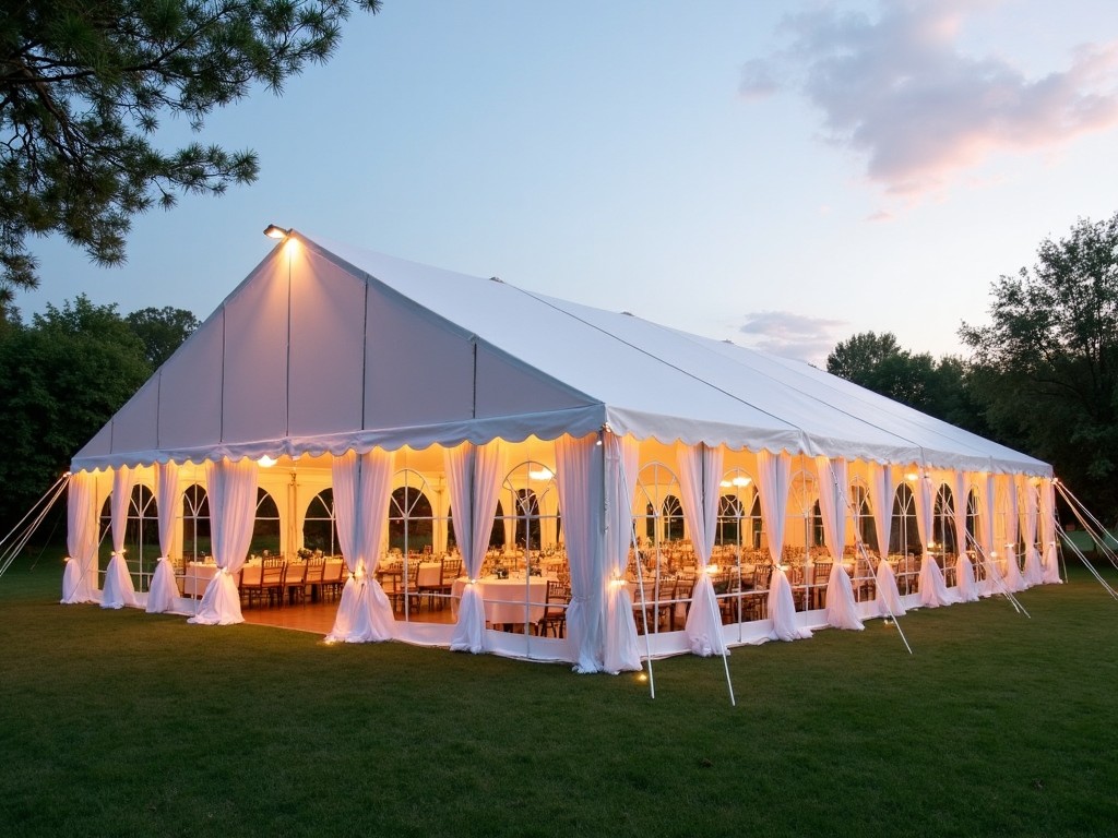 White event tent rental sale