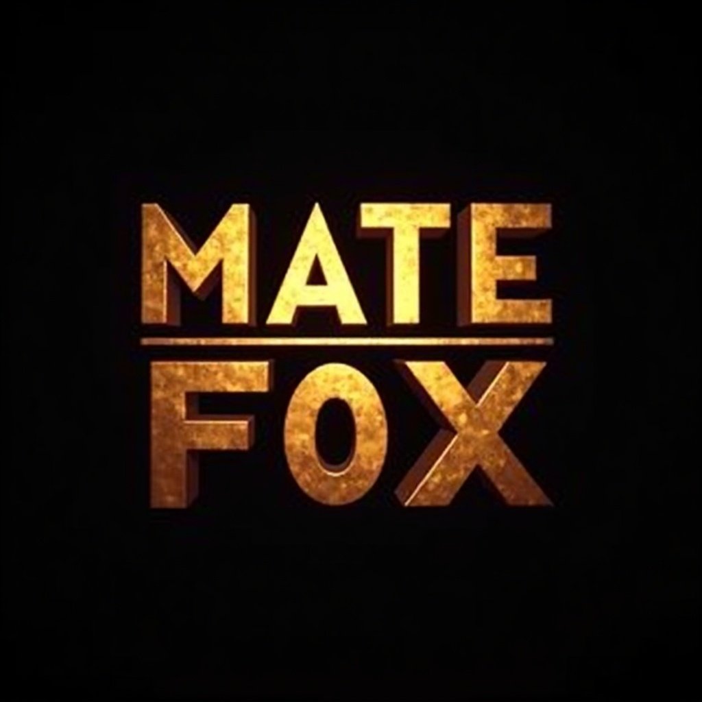 Stylized logo featuring transformed text. '20th' changed to 'MATE' 'century' remains as is. 'fox' altered to 'FILM STUDIO'. Enhanced with dramatic lighting and bold typography.