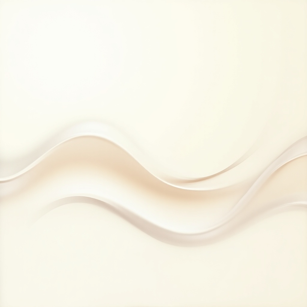 Abstract minimalist image featuring soft curvy lines creating a wave-like pattern over a light background.