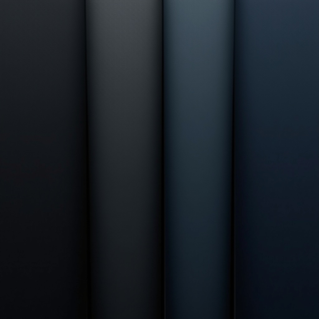 Color scheme features dark shades. Colors include deep black, dark gray, and midnight blue. The design focuses on concealment in shadows. Suitable for nighttime environments.