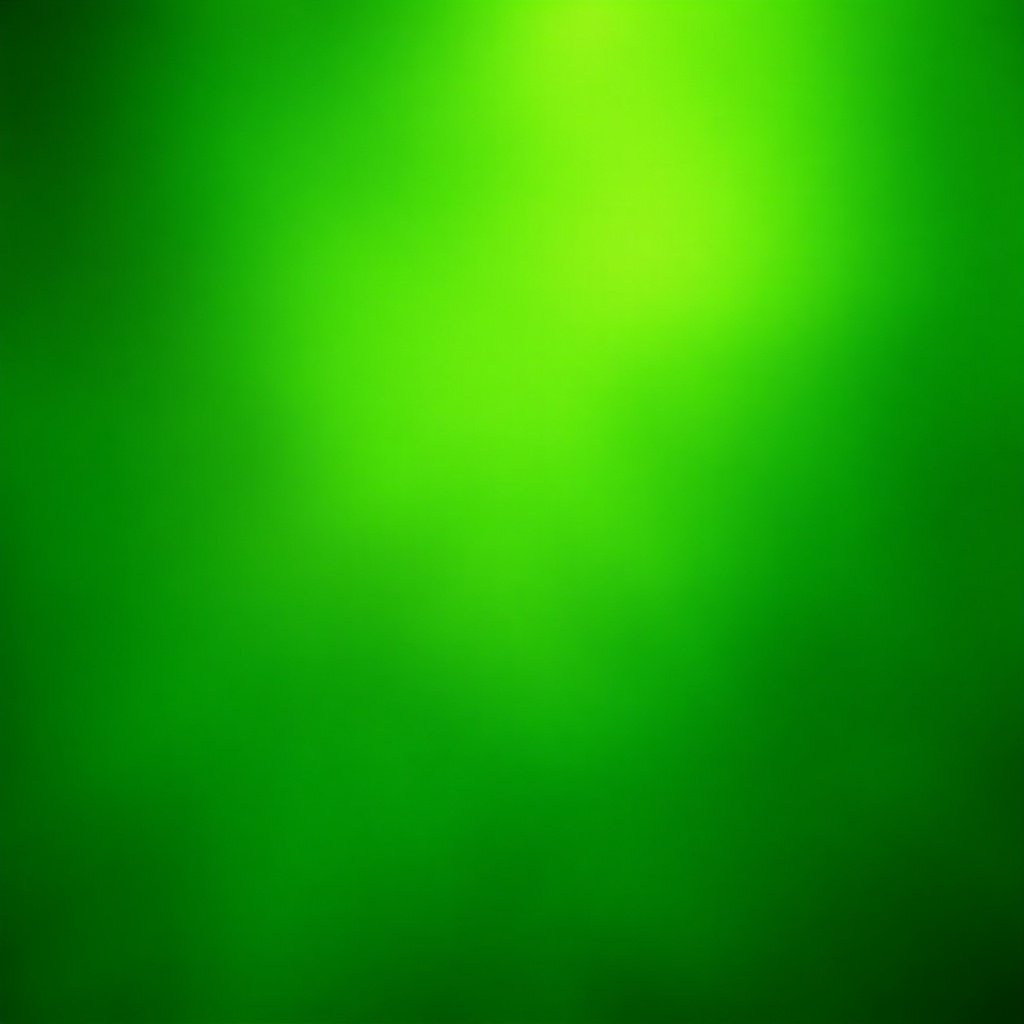 Abstract image with a green background featuring smooth and blurred gradients.