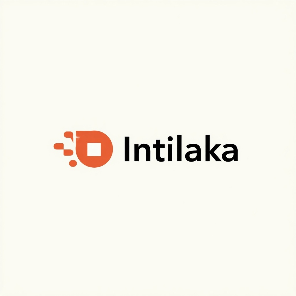 Logo design for a platform named Intilaka. Mission is to create a safe digital environment providing financial and non-financial services. Logo includes name Intilaka, is simple, creative, prominent, easy to remember, and versatile for media and advertising.