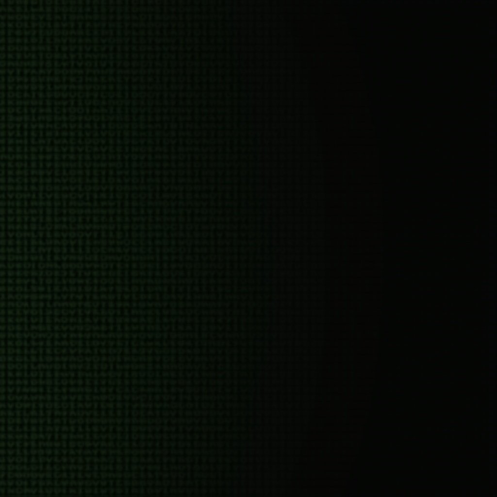 Green text lines of code on a dark screen background.