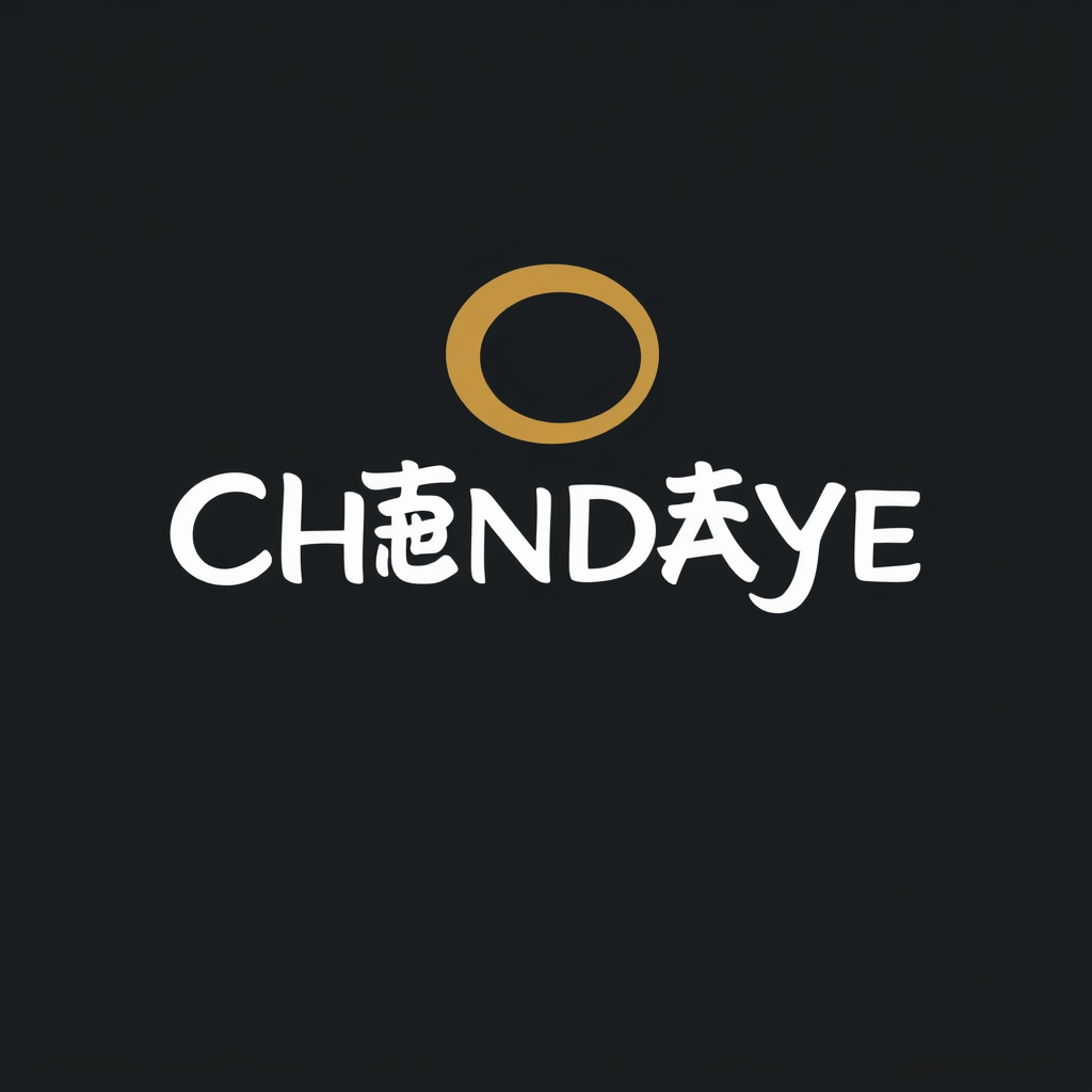 The image features the word 'CHENDAYE' in stylized white text on a black background, with a golden circle hovering above the letters.