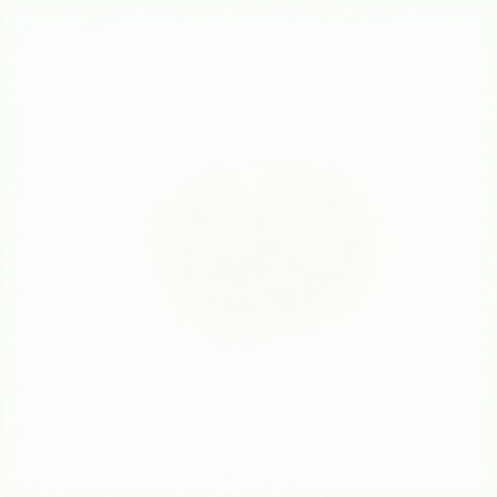 A minimalistic image representing workplace morale. The background is white. There is a very faint circular area in the center. No vivid colors or details are present. This abstract representation suggests low visibility in morale ratings.